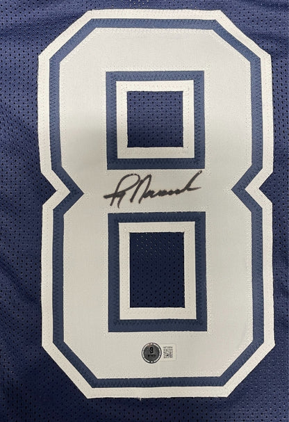 Jay Novacek Signed Dallas Cowboys Custom Football Jersey (Beckett COA)
