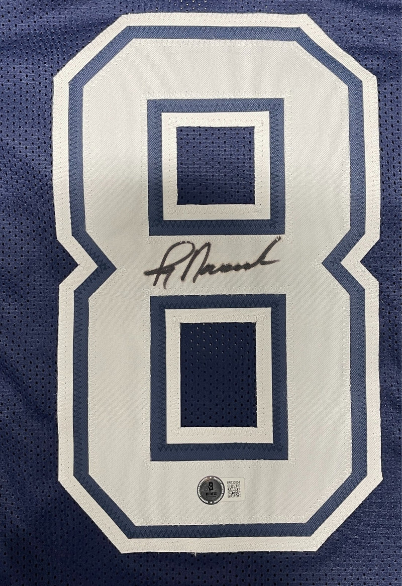 Jay Novacek Signed Dallas Cowboys Custom Football Jersey (Beckett COA)