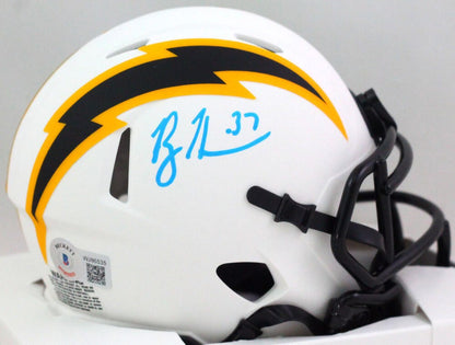 Rodney Harrison Signed San Diego Chargers Lunar Mini Helmet