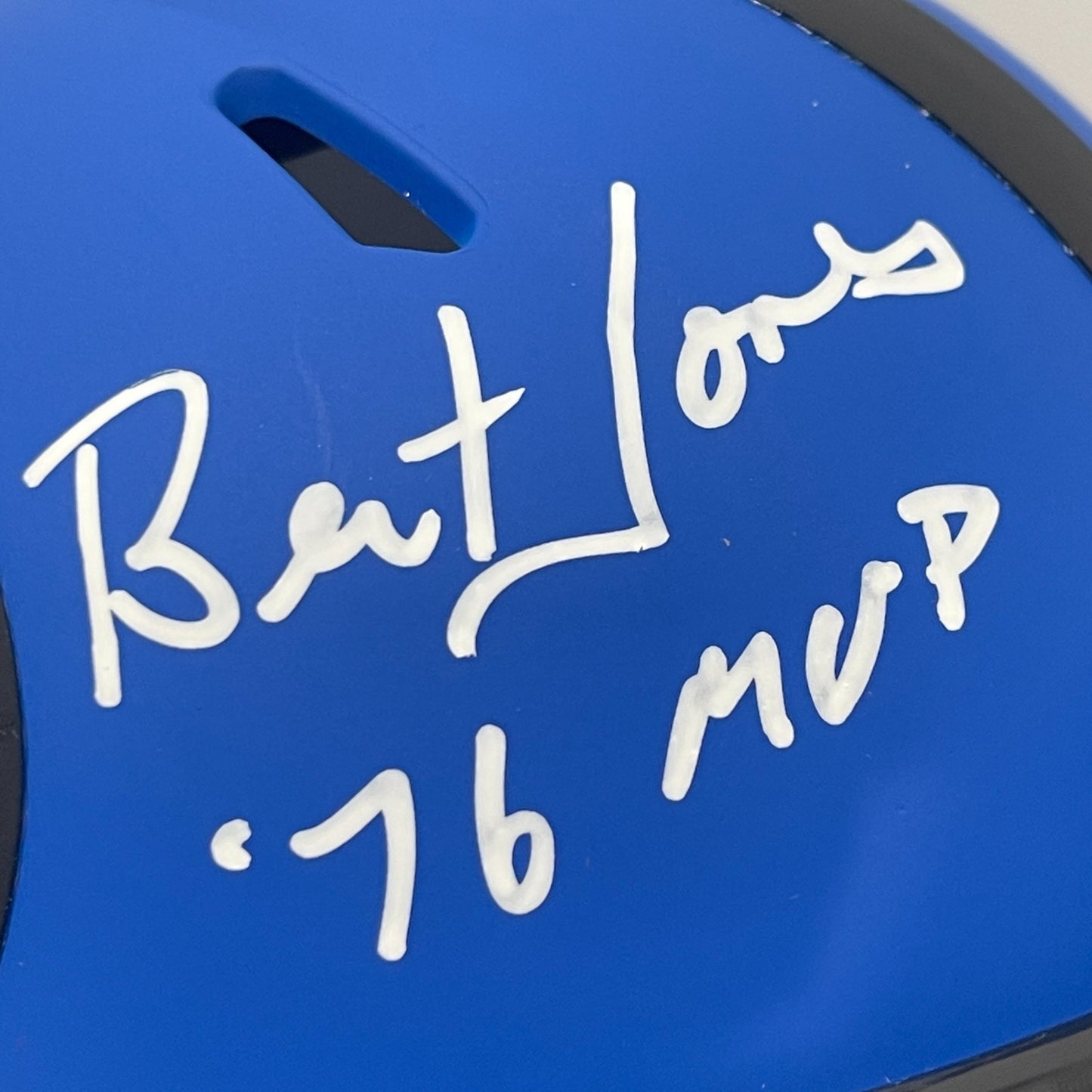 Bert Jones Signed Indianapolis Colts Rave Mini Helmet '76 MVP BAS COA