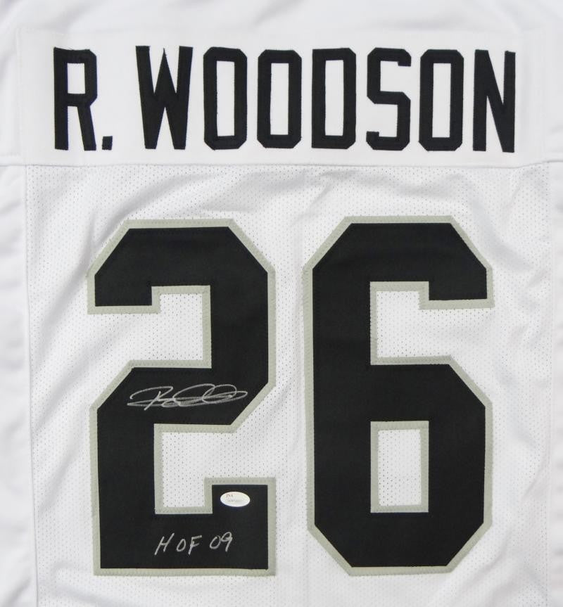 Rod Woodson Signed White Custom Football Jersey - HOF Inscribed
