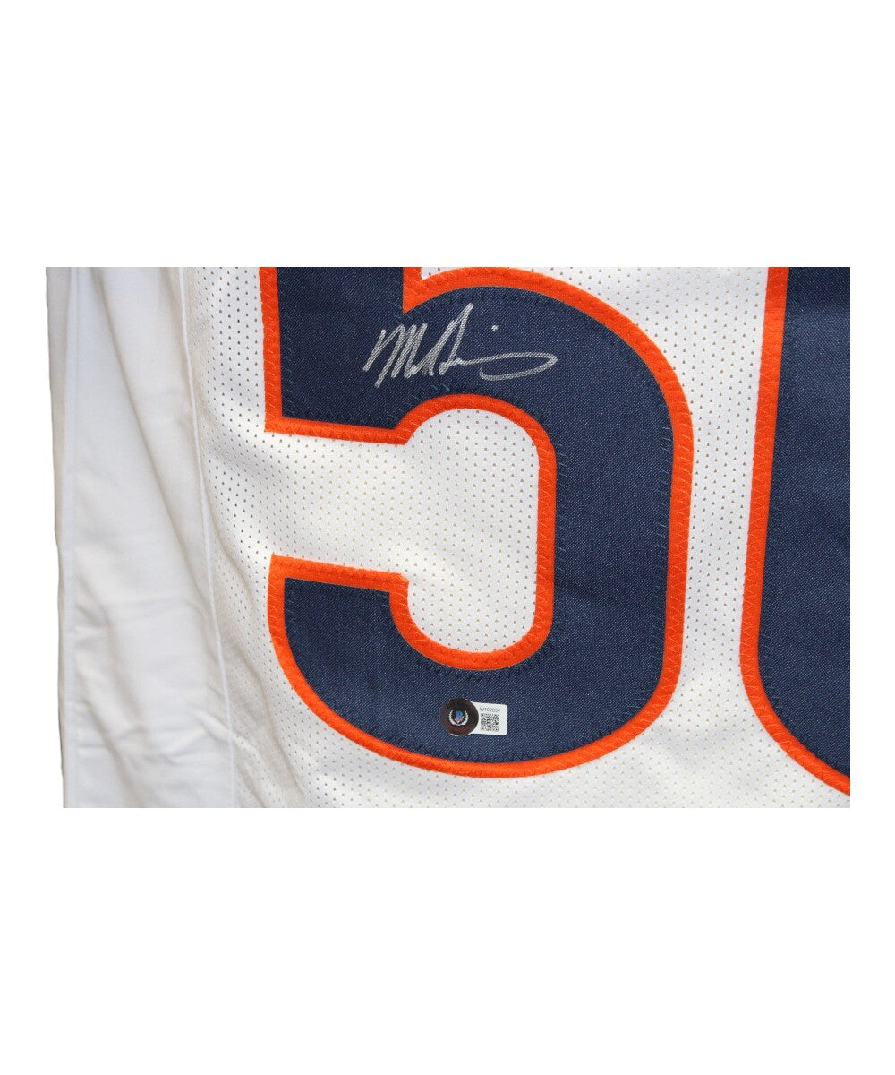 Mike Singletary Autographed Chicago Bears Pro Style Jersey - White