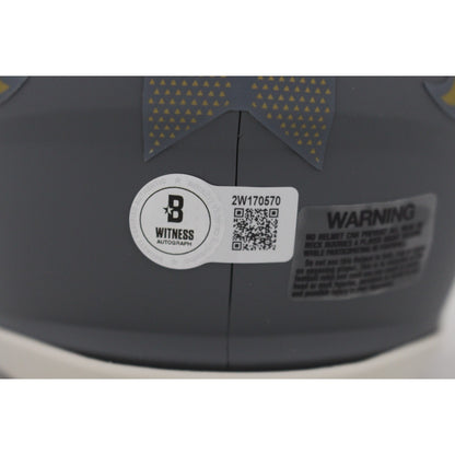 Champ Bailey Autographed Denver Broncos Riddell Slate Mini Helmet