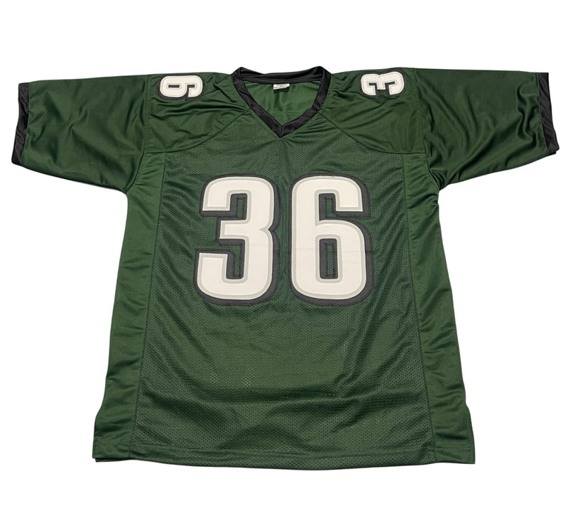 Brian Westbrook Signed Philadelphia Eagles Custom Jersey (BAS COA)
