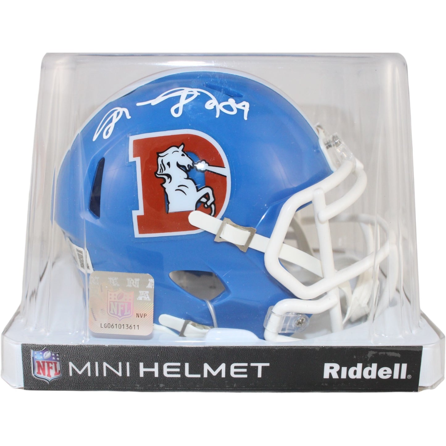 Shannon Sharpe Denver Broncos Throwback 1975-1996 Speed Mini Helmet