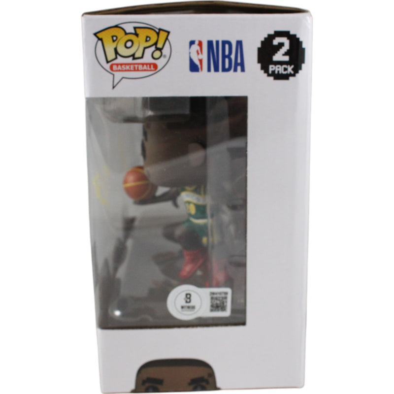 Shawn Kemp & Gary Payton Signed Seattle Supersonics NBA JAM Funko Pop