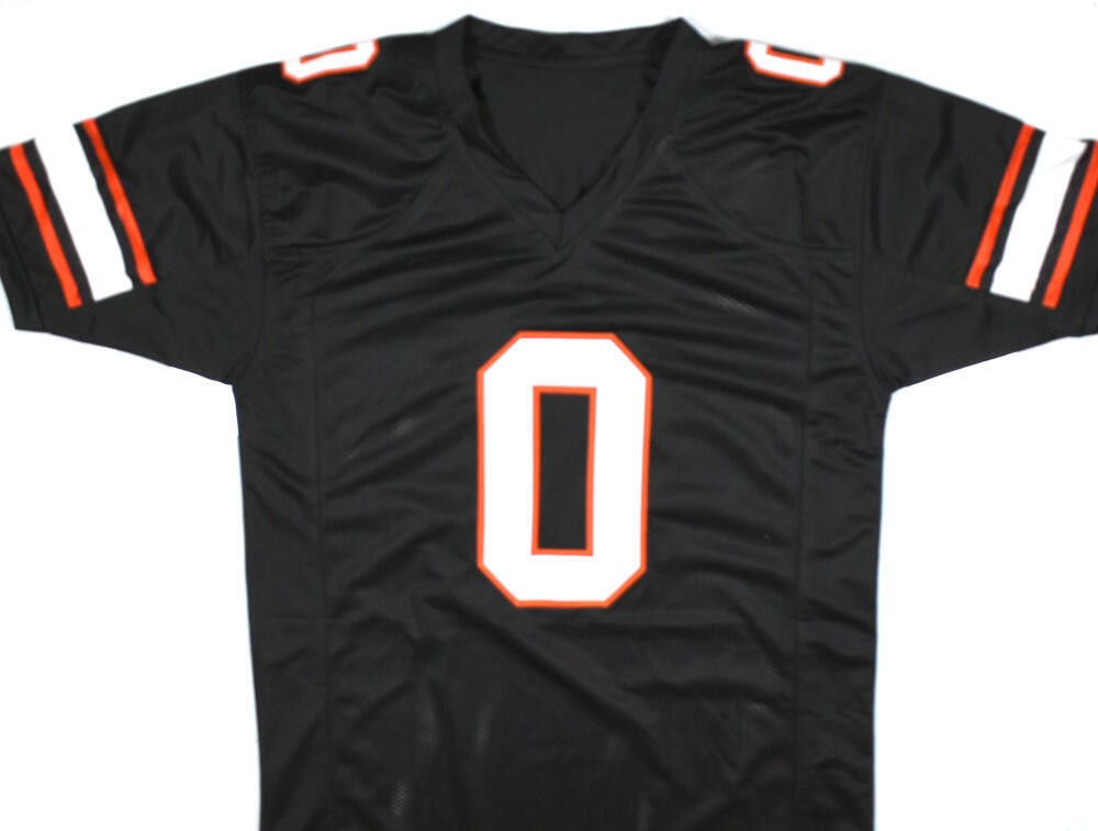 Ollie Gordon II Autographed Black Custom Football Jersey