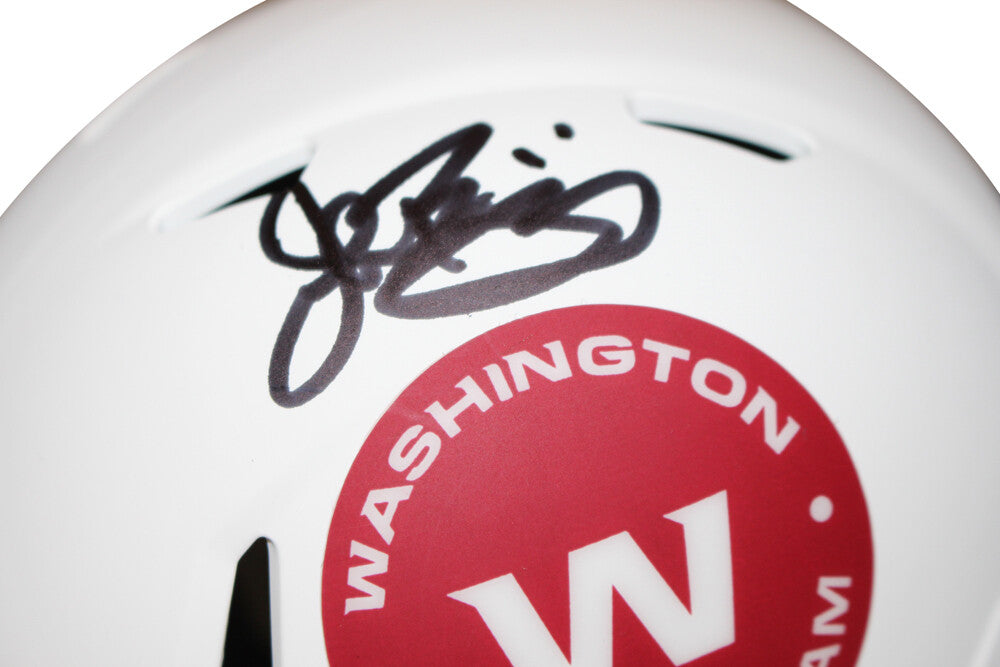 John Riggins Washington Football Team Signed Lunar Mini Helmet Beckett