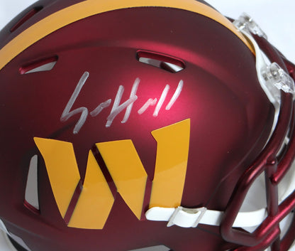 Sam Howell Autographed Washington Commanders Speed Mini Helmet