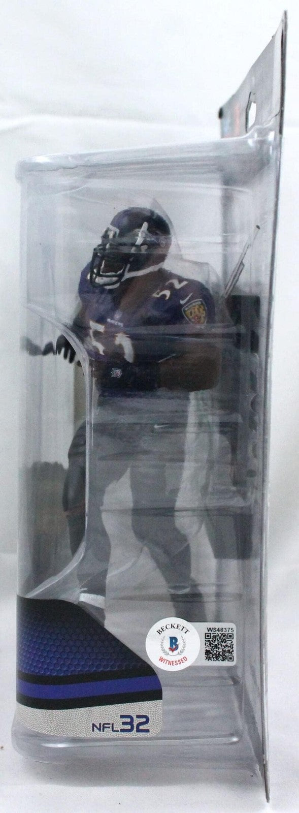 Ray Lewis Autographed Baltimore Ravens McFarlane Figurine