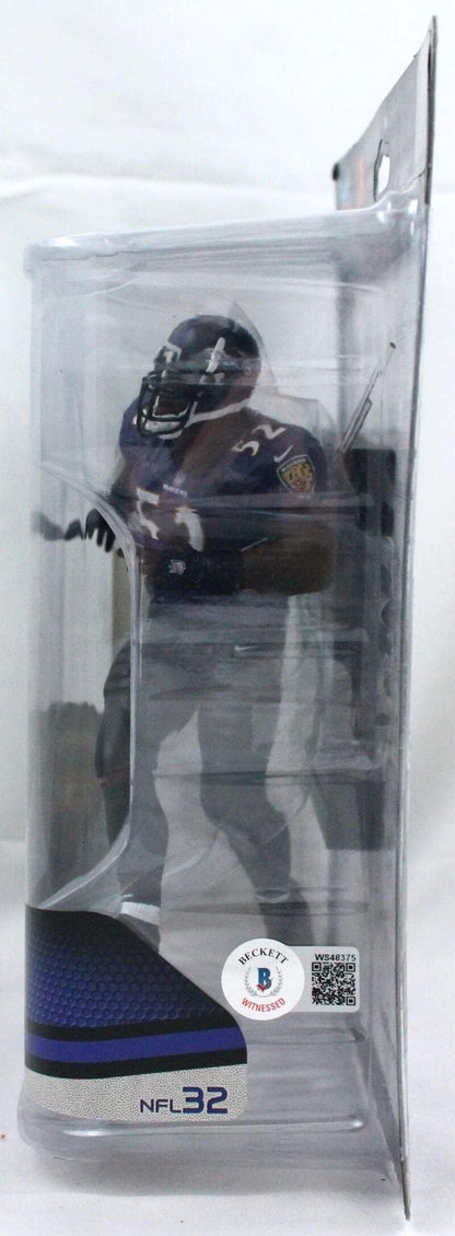 Ray Lewis Autographed Baltimore Ravens McFarlane Figurine