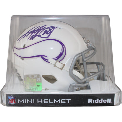 Adrian Peterson Signed Minnesota Vikings 2024 Alternate Mini Helmet