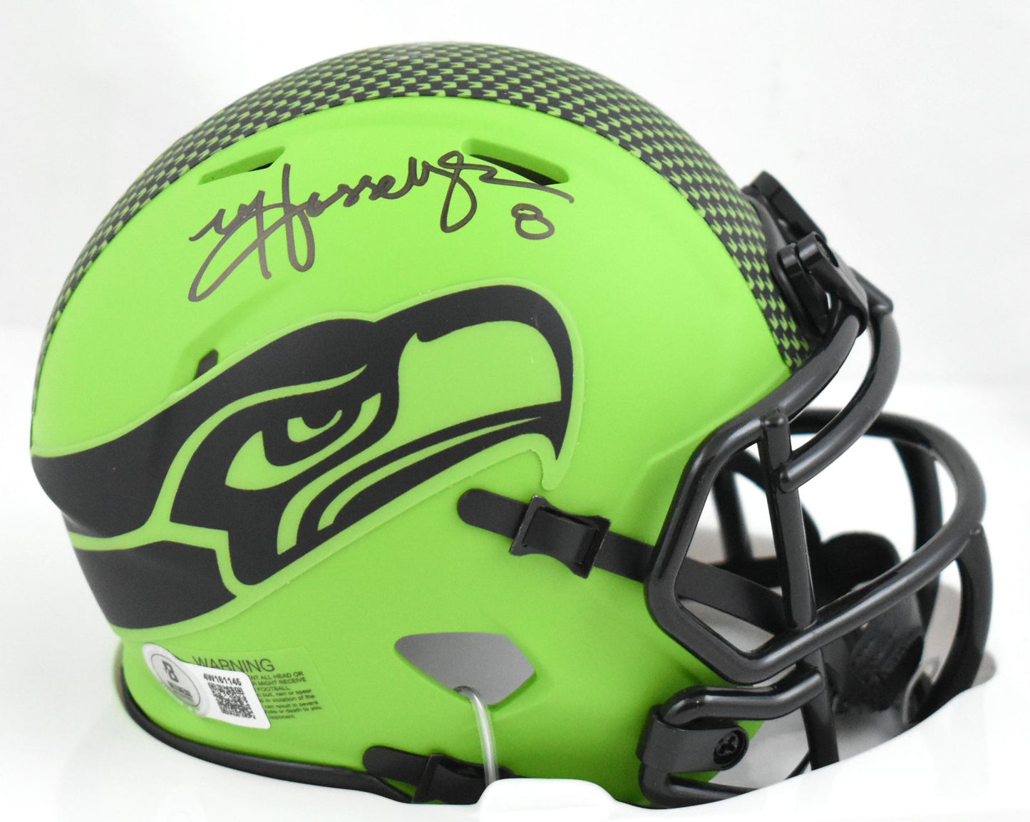 Matt Hasselbeck Signed Seattle Seahawks Rave Mini Helmet