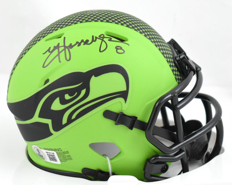 Matt Hasselbeck Signed Seattle Seahawks Rave Mini Helmet