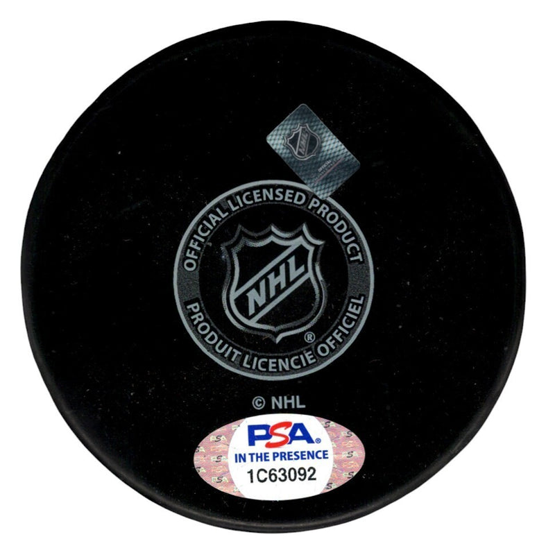 Billy Smith Signed New York Islanders Puck with #31 Retired Inscription