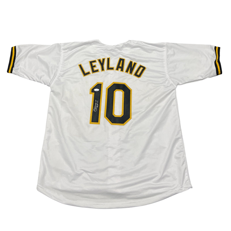 Jim Leyland Pittsburgh Pirates Signed Custom Baseball Jersey HOF 24 JSA