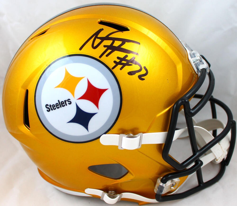 Najee Harris Signed Pittsburgh Steelers Full Size Flash Speed Helmet