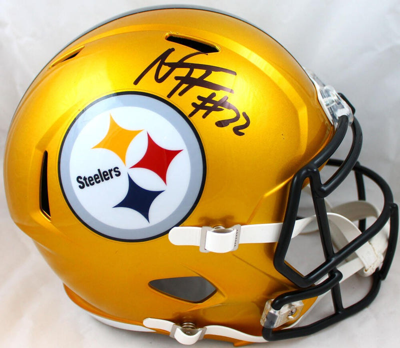 Najee Harris Signed Pittsburgh Steelers Full Size Flash Speed Helmet