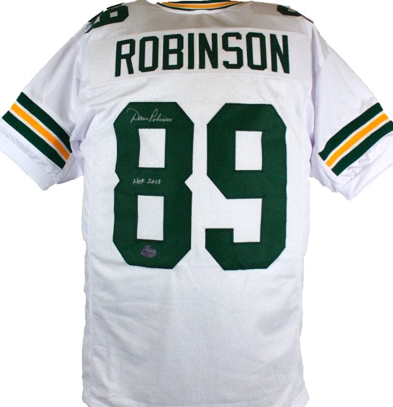 Dave Robinson Signed White Custom Jersey