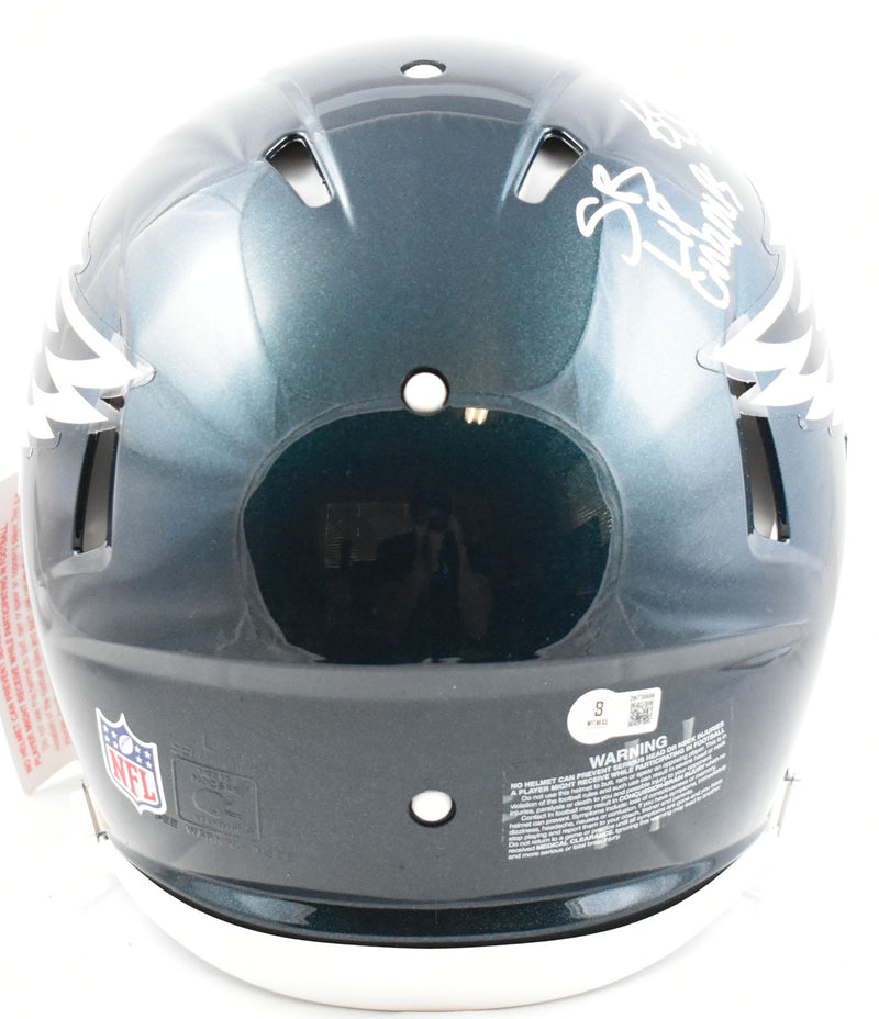 A.J. Brown Signed Philadelphia Eagles Speed Authentic Helmet SB Champs