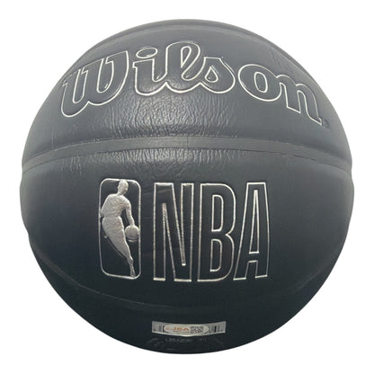 Artis Gilmore Signed Chicago Bulls Premier Black Basketball