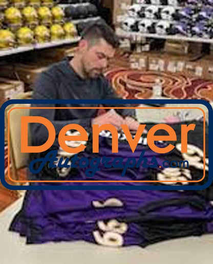 Justin Tucker Autographed Baltimore Ravens Custom Pro Style Jersey (Beckett)