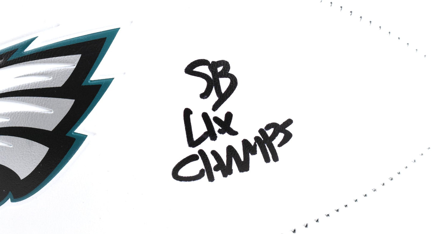 CJ Gardner-Johnson Signed Philadelphia Eagles Logo Football - SB LIX Champs