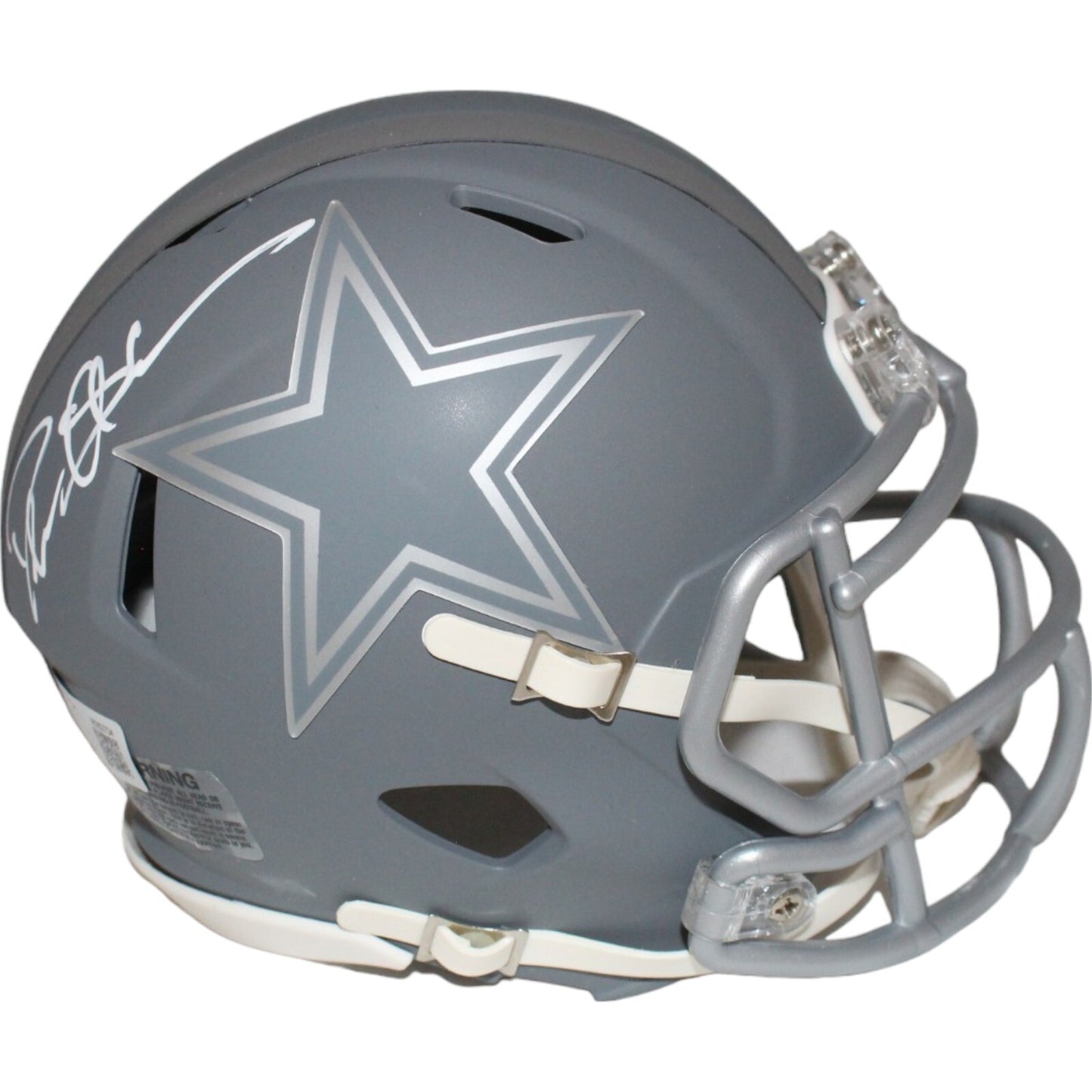Deion Sanders Dallas Cowboys Autographed Slate Mini Helmet