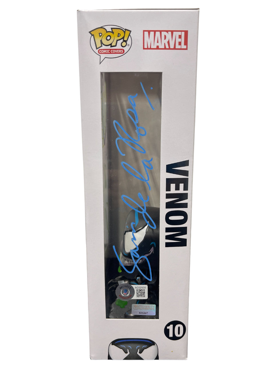 Tom Hardy Signed Venom Funko Pop #10 with Sam De La Rosa Sketch