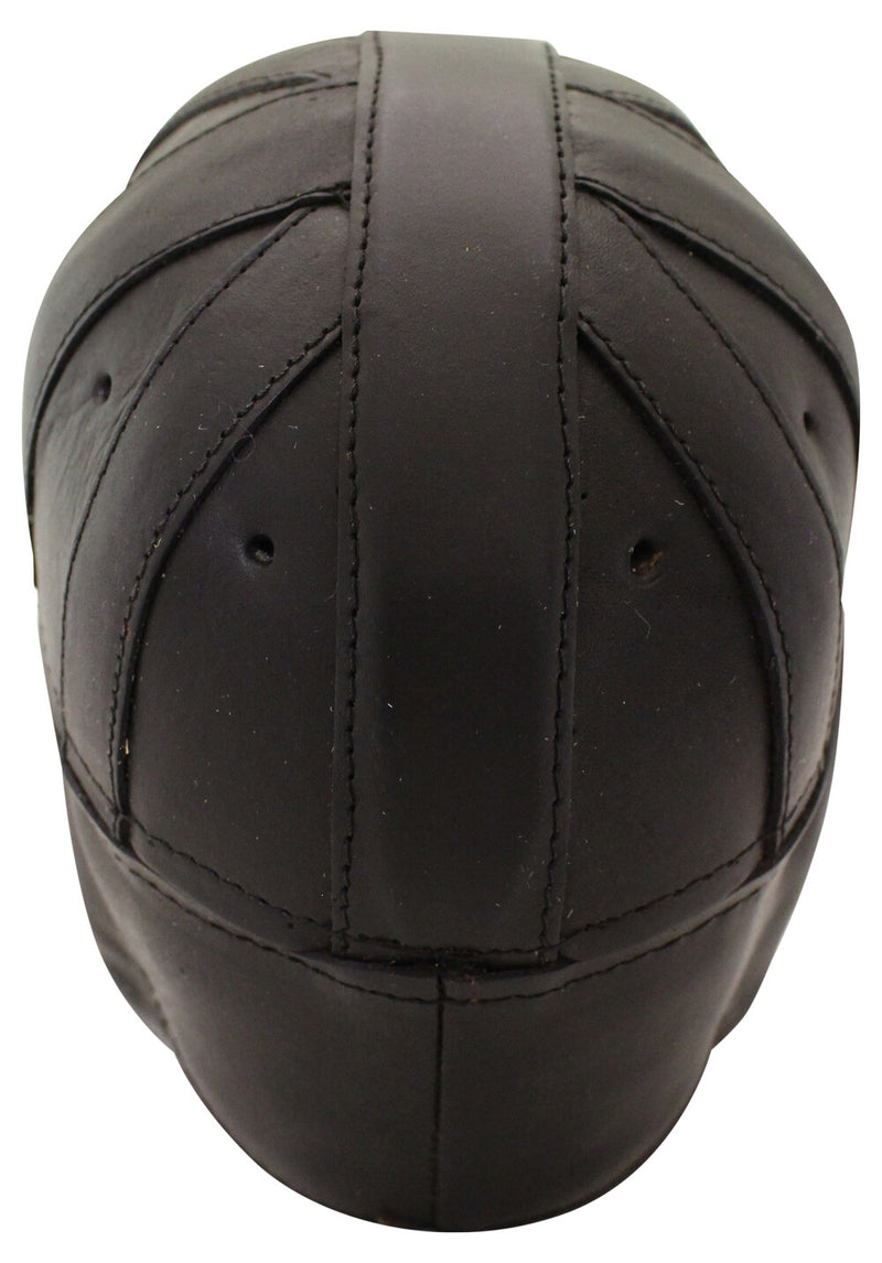 George McAfee & George Connor Signed Bears Full Size Leather Helmet JSA