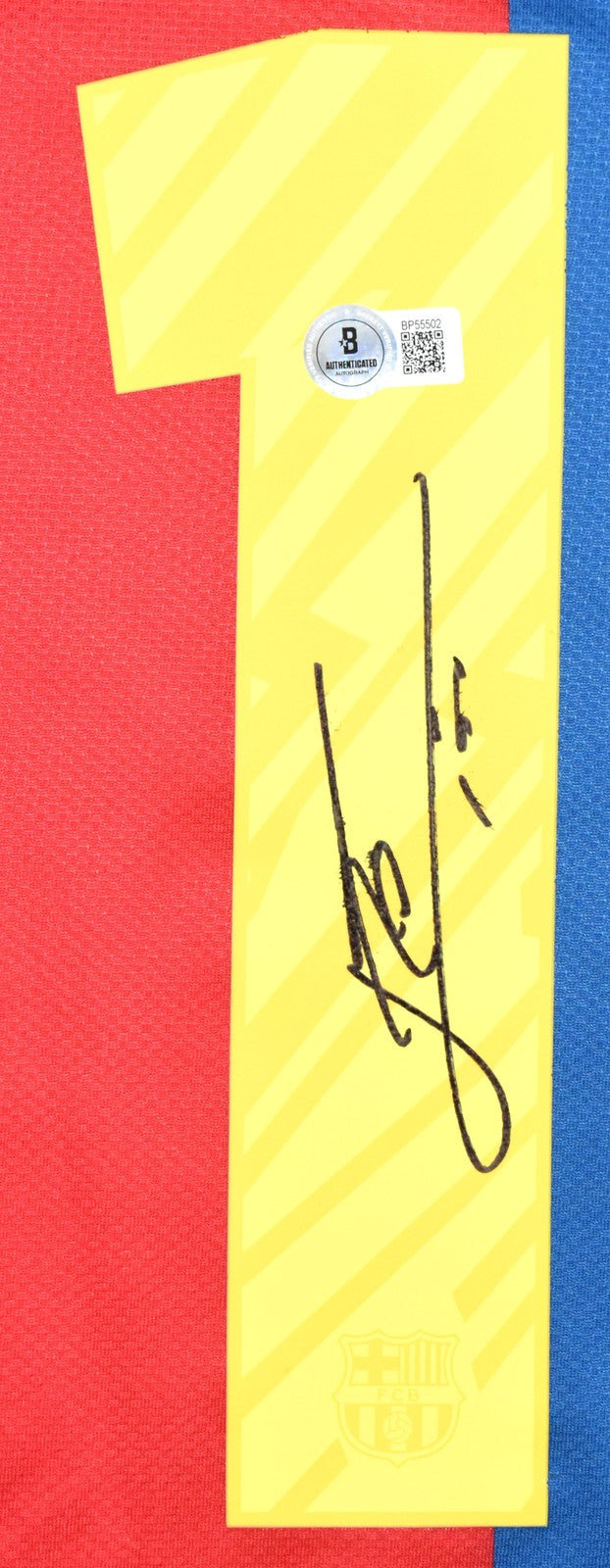 Lionel Messi Autographed FC Barcelona Home Jersey