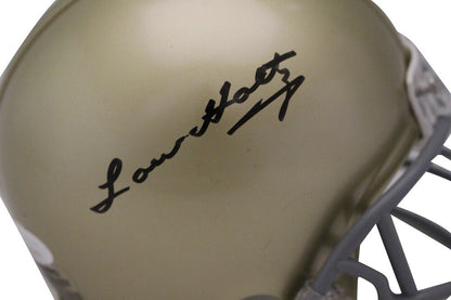 Lou Holtz Notre Dame Fighting Irish Signed VSR4 Mini Helmet