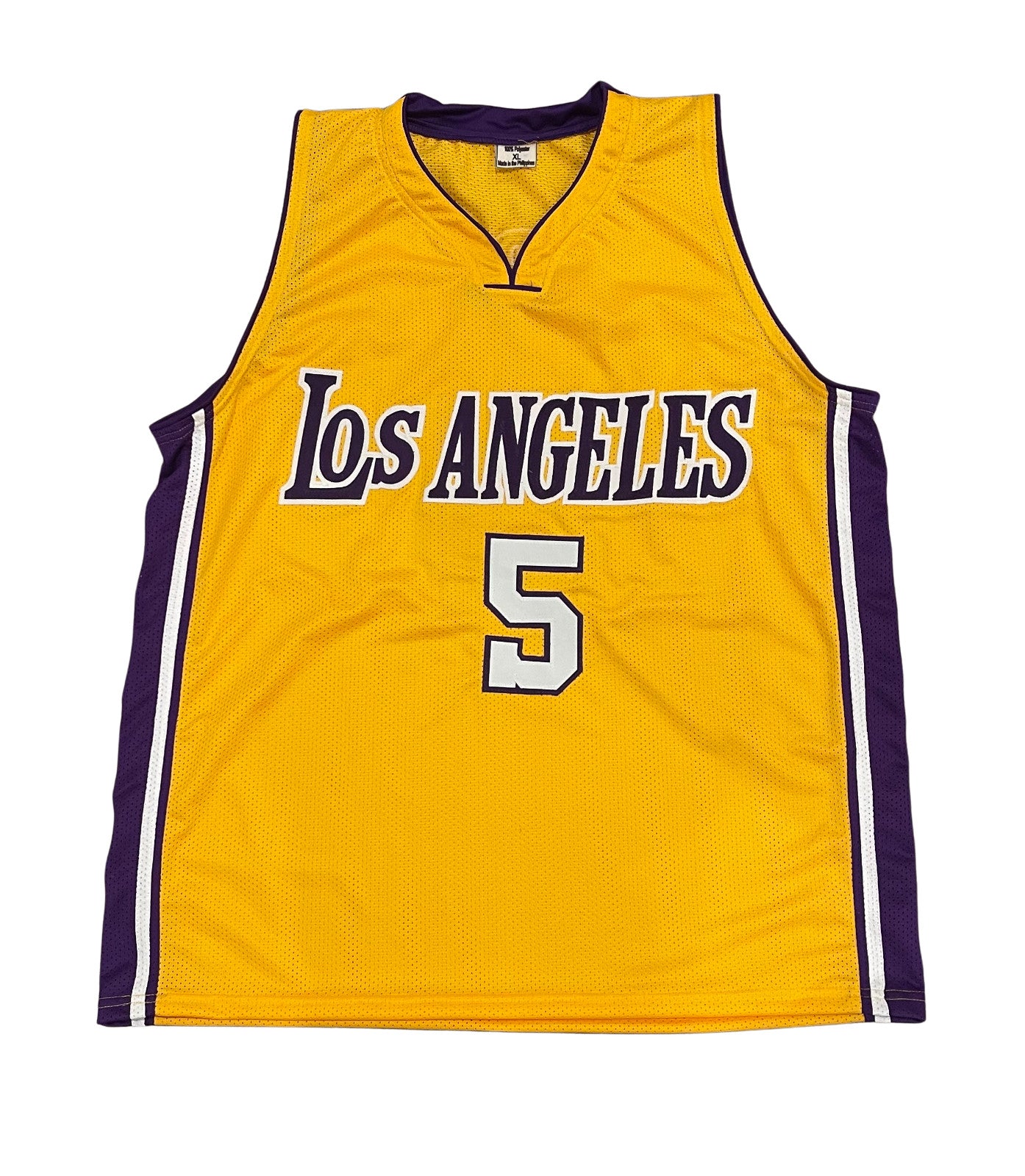 Robert Horry Signed Los Angeles Lakers Custom Jersey (7x Champ) BAS