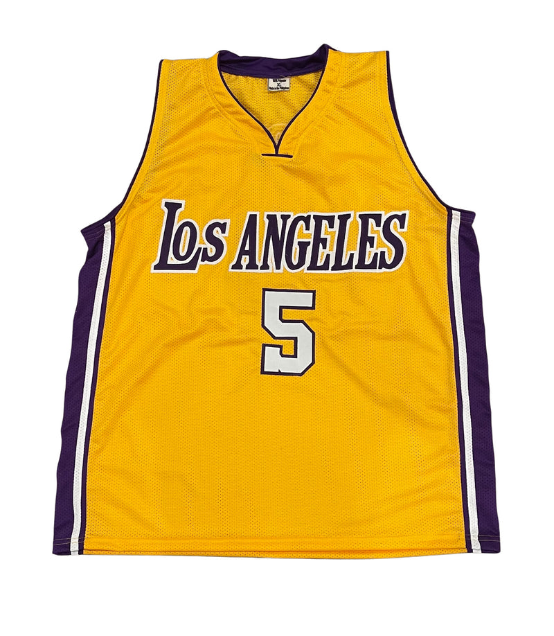 Robert Horry Signed Los Angeles Lakers Custom Jersey (7x Champ) BAS