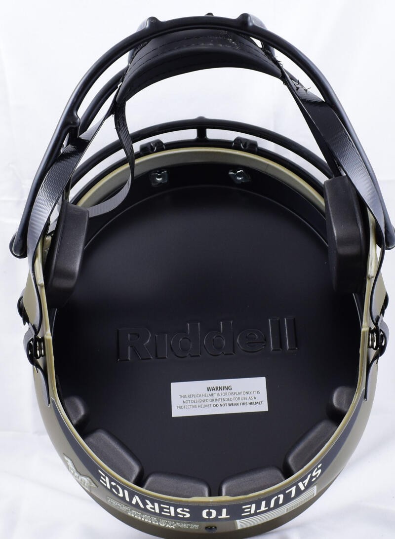 Ray Lewis Signed Baltimore Ravens Salute to Service Full Size Helmet