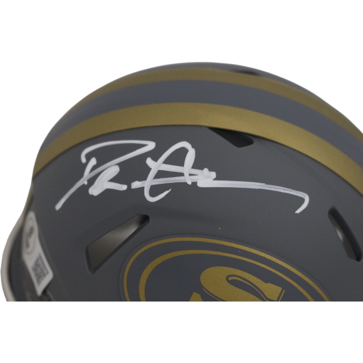 Deion Sanders San Francisco 49ers Autographed Slate Mini Helmet