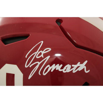Joe Namath Signed Alabama Crimson Tide Speedflex Helmet