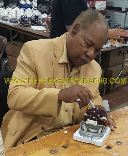 Bobby Mitchell Washington Redskins Autographed Throwback Mini Helmet