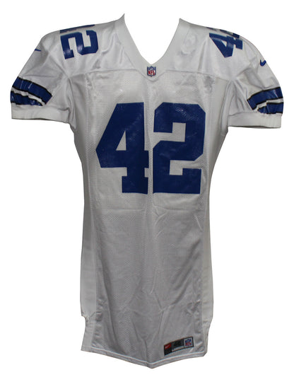 Chris Warren Signed Dallas Cowboys Game Issued Jersey