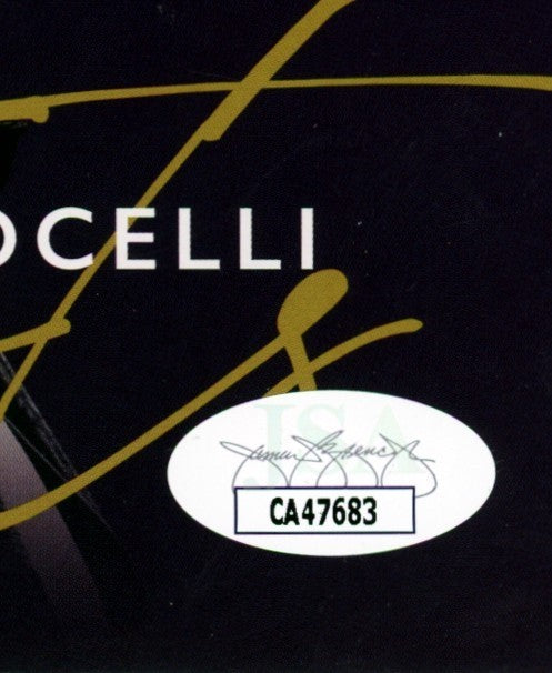 Andrea Bocelli Signed 30th Anniversary Duets 4x6 CD Insert