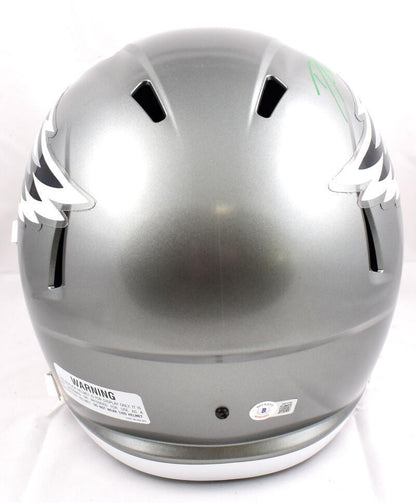 D'Andre Swift Signed Philadelphia Eagles Flash Speed Full Size Helmet