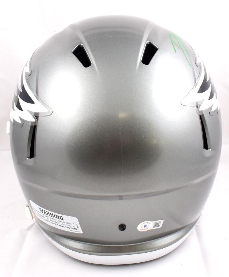 D'Andre Swift Signed Philadelphia Eagles Flash Speed Full Size Helmet