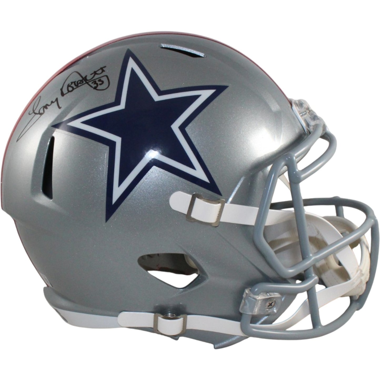 Tony Dorsett Dallas Cowboys Autographed Full Size 1976 Throwback Helmet BAS