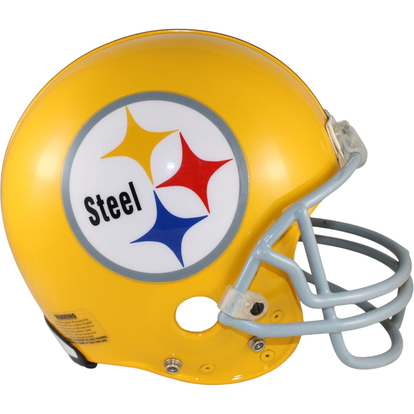 Pittsburgh Steelers Full Size Authentic VSR4 Helmet (Gold/Grey Mask)