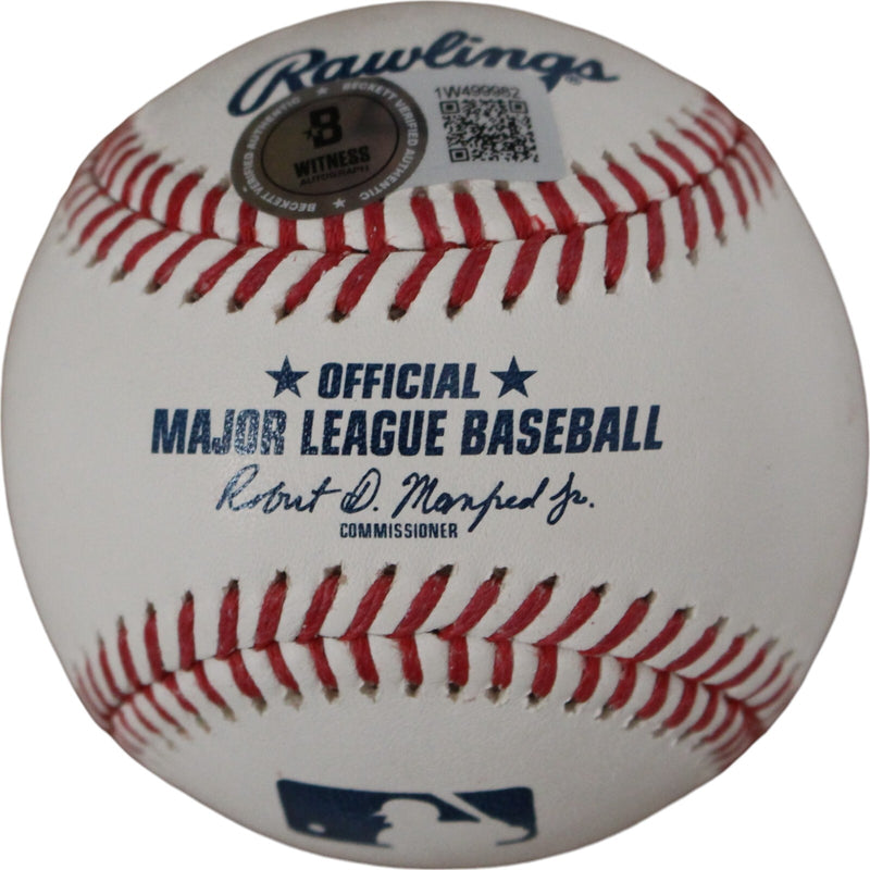 Rafael Palmeiro Signed Baltimore Orioles Official MLB Baseball (3020 Hits)