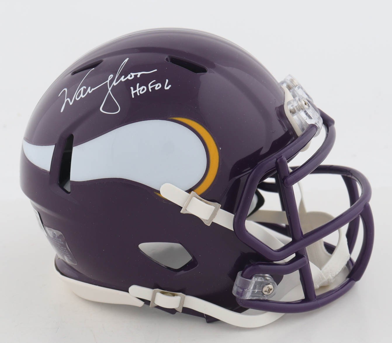 Warren Moon Signed Minnesota Vikings Mini Helmet