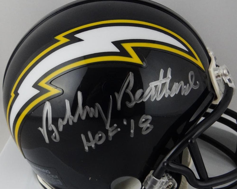 Bobby Beathard Signed Los Angeles Chargers Throwback Mini Helmet