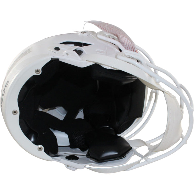 Bo Nix Autographed Denver Broncos Authentic SpeedFlex Helmet - 2023 Alternate