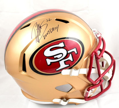 Patrick Willis Signed San Francisco 49ers Full Size Helmet DPOY Inscription