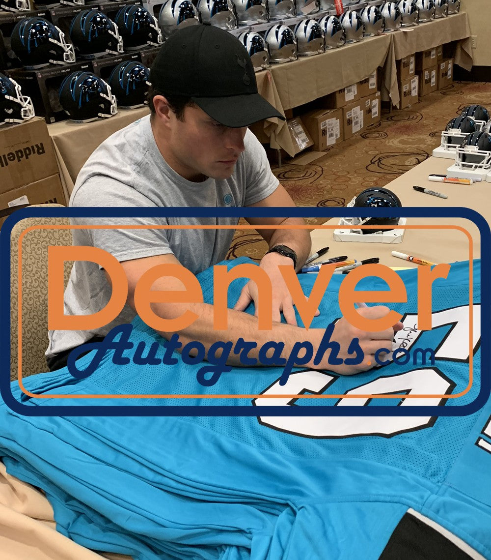 Luke Kuechly Autographed Carolina Panthers Blue Jersey